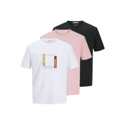 Jack & Jones Jortavira branding tee ss cn 3pk mp