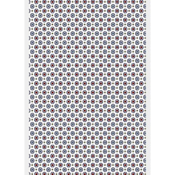 Bos Bright Blue R.b. boston casual hemd lange mouw regular fit cotton 427670/307