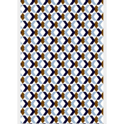 Bos Bright Blue R.b. boston casual hemd lange mouw regular fit cotton 427670/819