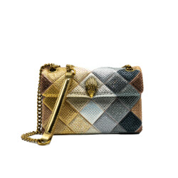 Kurt Geiger Medium kensington fabric metal schoudertas