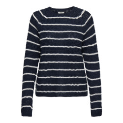 Jacqueline de Yong ellen l/s oneck raglan pullover 15312077 total eclipse