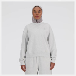 New Balance sport essentials french terry crew w sweater dames -