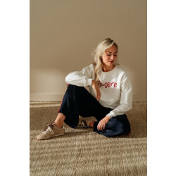 &Co Woman Amore sweater ecru