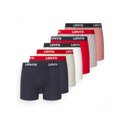 Levi's heren boxershort giftpack 7-pack blauw/grijs/multicolour/rood maat m