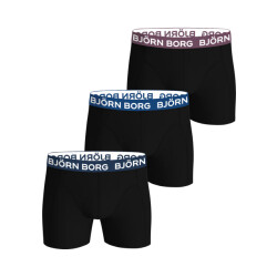 Björn Borg heren boxershort cotton stretch 3-pack - maat l