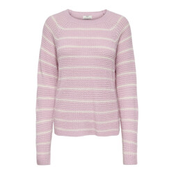 Jacqueline de Yong Jdyellen ls oneck raglan pullover knt licht