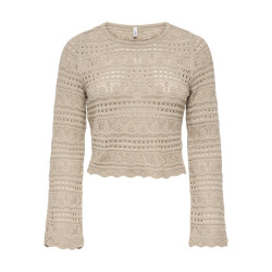 Only Onlelke life ls pullover knt noos zand