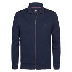 Petrol Industries Men sweater collar zip navy