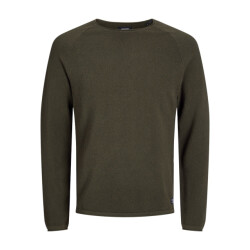 Jack & Jones Jjehill knit crew neck noos donker