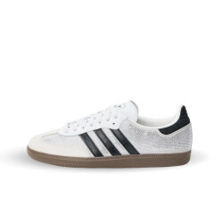 Adidas Samba og rhinestone crystal white silver
