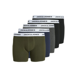 Jack & Jones Heren plus size boxershorts trunks jacbasic 5-pack multicolor