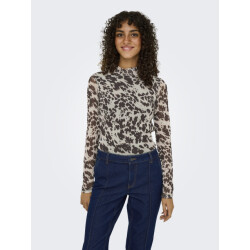 Only Onlerica l/s high neck top jrs