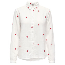 Only Onlnoella-mia l/s kiss shirt wvn cs