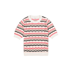 Garcia Jeans Trui aop ecru dessin