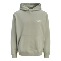 Jack & Jones Jornorrebro typo back sweat hood sn olijf