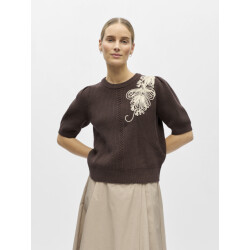 Object Objstar s/s re knit pullover 143