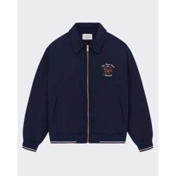 Drole De Monsieur Heren bomber slogan rose