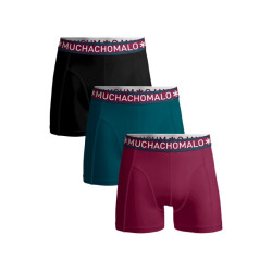 Muchachomalo Heren 3-pack boxershorts effen