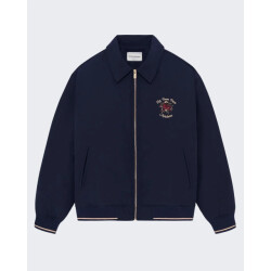 Drole De Monsieur Heren bomber slogan rose