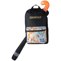 Brabo backpack force black/marble white hockey rugzak -