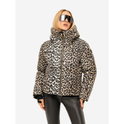 Nikkie newport leopard jacket ski jack dames -