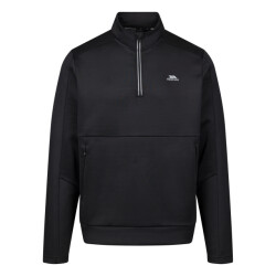 Trespass Heren jay quarter zip top met lange mouwen