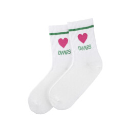 DWRS Label 1997-04 lyla socks white/ green