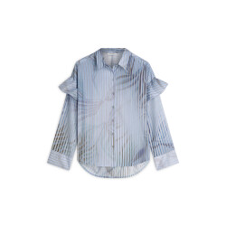 Summum Blouse flowers and stripes 2s3429-127