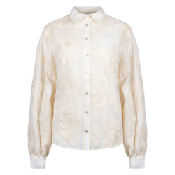 Nukus Avy blouse embroidery ecru