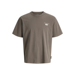Jack & Jones Jjedover graphic tee ss crew neck taupe