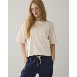 Summum 3s5282-30765 122 top mesh and jersey ivory