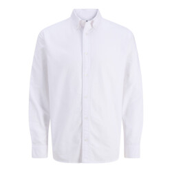Jack & Jones Jprbluharvey oxford ls shirt sn off-white