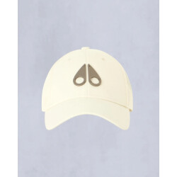 Moose Knuckles Logo icon cap alabaster