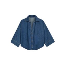 Summum Blouse denim kimono light cotton twill 2s3346-5184