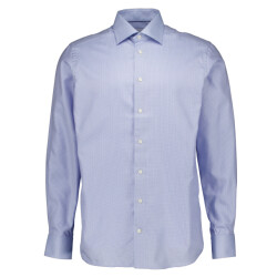Eton Semi solid signature twill shirt lange mouw overhemden 100015103