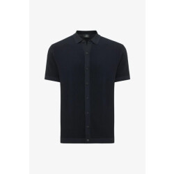 Genti Polo 8 buttons ss navy