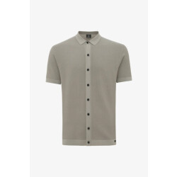 Genti Polo 8 buttons ss grey