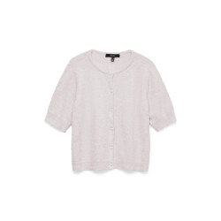 Vero Moda vmdoffy 2/4 o-neck button cardigan 10345011 pink-a-boo