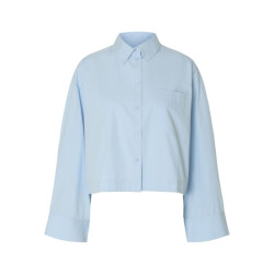 Selected Femme slwastha ls cropped boxy shirt noos 16097269 cashmere