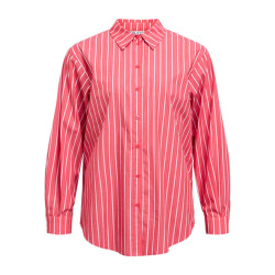 Object objtutta lo l/s shirt noos 23044666 poinsetta stripes