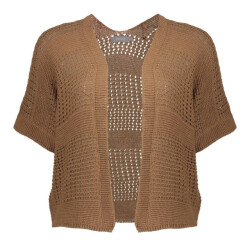 Geisha vest bat sleeve 64079-70 775 mid brown