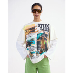 Stieglitz dennis skate double longsleeve s2602077 off white