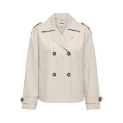 Only onlhannah short life trenchcoat otw 15371053 humus