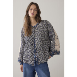 Summum 1s1284-12411 jacket jacquard reversible