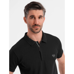 Ombre Eximio heren poloshirt - met ritsje