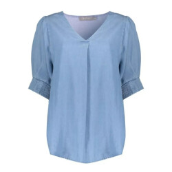 Geisha Nikita blouse blue denim