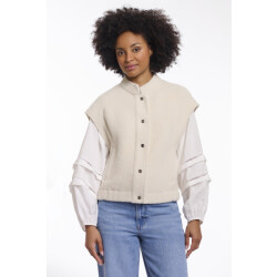 Rino & Pelle Boxy waistcoat off-white