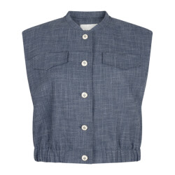 Aaiko Gilet olivia denim vis