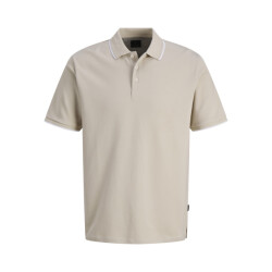 Jack & Jones Jprblaethan detail ss polo sn zand