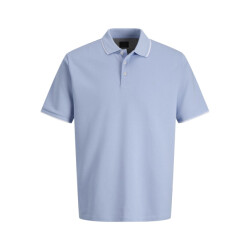 Jack & Jones Jprblaethan detail ss polo sn licht